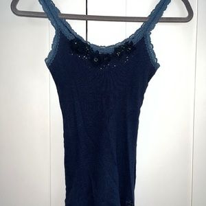 Abercrombie and Fitch y2k 2000s Lace Tank Top Size S
